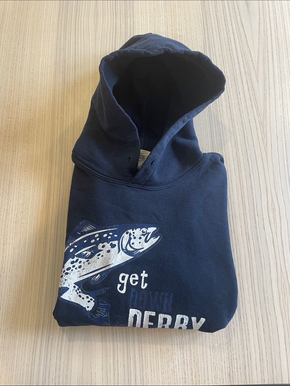 Navy hoodie